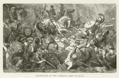 Zerstörung der athenischen Armee in Sizilien