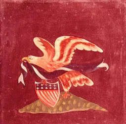 Adler mit amerikanischem Schild, ca. 1800-99