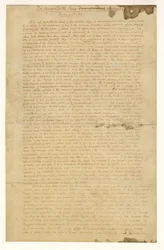 Erste Seite von „Der Doppelmord in der Rue Morgue“ von Edgar Allan Poe, 1841