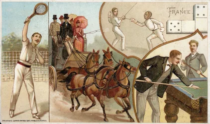 Französische Sportarten und Vergnügungen