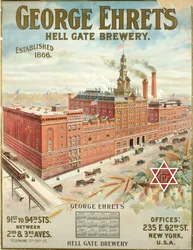 George Ehrets Hell Gate Brauerei, gegründet 1866