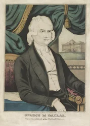 George M. Dallas, veröffentlicht 1844 (Farblithografie)
