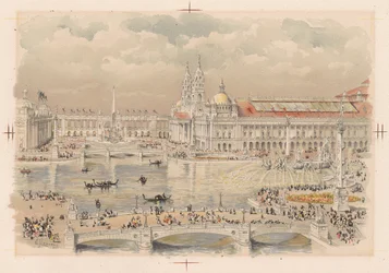 Großes Becken auf der Weltausstellung in Chicago