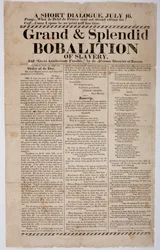 Große und prächtige Bobalition der Sklaverei, 1822