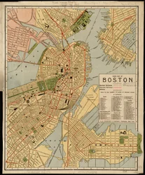 Stadtplan von Boston