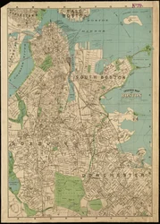 Indexierte Karte von Boston