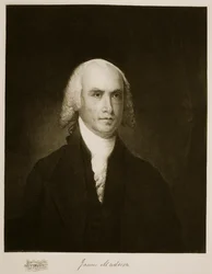 James Madison, 4. Präsident der Vereinigten Staaten von Amerika, veröffentlicht 1901 (Photogravur)