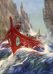 Jason und die Argonauten auf der Argo