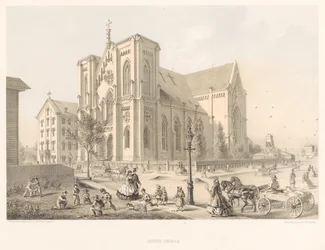 Jesuitenkirche, Kirche der Heiligen Familie, Chicago 1866