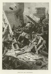 Johanna von Orléans verwundet