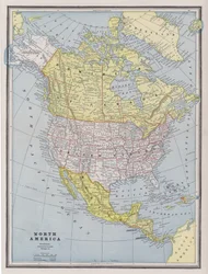 Karte von Nordamerika