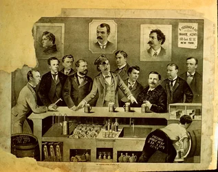Männer an einer Bar