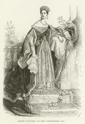 Königin Victoria an ihrem Krönungstag