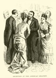 Empfang in der amerikanischen Gesandtschaft