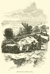 Schützengräben, North Anna, Mai 1864