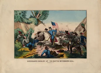 Sheridans Kavallerie in der Schlacht von Fishers Hill (Shenandoah Valley)