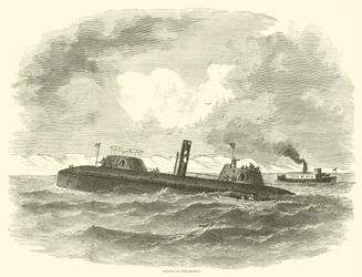 Versenkung der Keokuk, Juli 1863