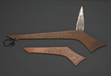 Sioux-Kriegsknüppel, aus Fort Snelling, Minnesota