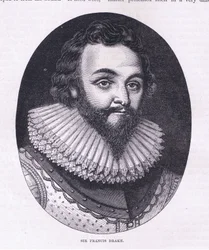 Sir Francis Drake, Illustration aus Cassell