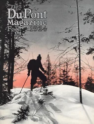 Skifahren, Titelseite des DuPont Magazins, Februar 1924
