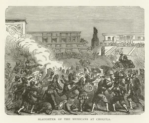 Massaker an den Mexikanern in Cholula