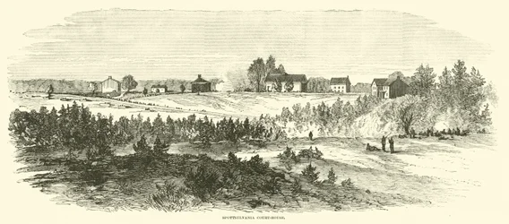 Spottsylvania Gerichtsgebäude, Mai 1864