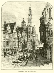 Straße in Augsburg
