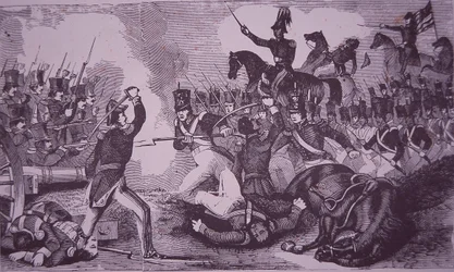Die Schlacht von Churubusco, Mexikanisch-Amerikanischer Krieg