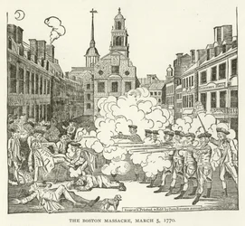 Das Massaker von Boston, 5. März 1770