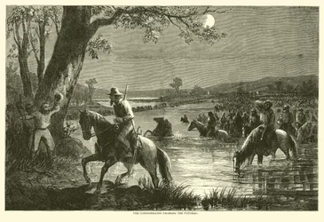 Die Konföderierten überqueren den Potomac, September 1862