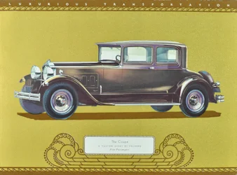 Das Coupé, ein Custom Eight von Packard, veröffentlicht 1930