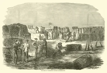 Die Belagerung von Vicksburg, Batterie Hickenlooper, Juni 1863