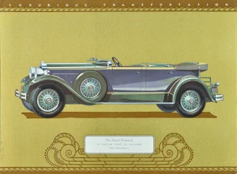 Der Sport Phaeton, Ein Custom Eight von Packard, veröffentlicht 1930