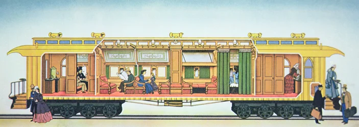 Der erste Luxus-Pullman-Schlafwagen