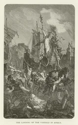 Die Landung der Vandalen in Afrika