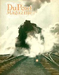 Zug, Titelseite des DuPont Magazins, März 1923