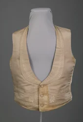 Hochzeitsweste, ca. 1855 (Vorderansicht)