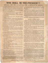 Wer wird Vizepräsident? George Pendleton vs. Andrew Johnson (Wahl 1864), 1864