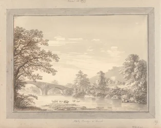 Ansichten in England, Schottland und Wales: Ilkley Brücke und Kirche