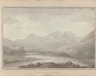 Ansichten in England, Schottland und Wales: Snowdon, von Capel Cerrig