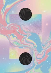 Pastell-Kosmischer Wirbel