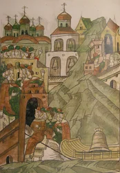 Die Glocke der Volksversammlung wird in Nowgorod nicht mehr läuten aus der Illuminated Compiled Chr