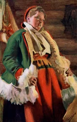 Braskkulla, ein Bauernmädchen aus Moro, 1911-1912