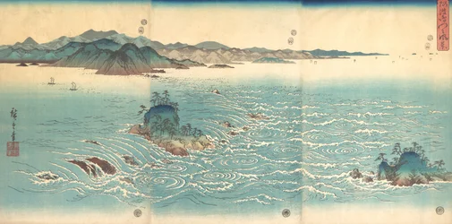 Stromschnellen bei Naruto, 1857