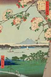 Die Suijin-Wälder und Massaki am Sumida-Fluss