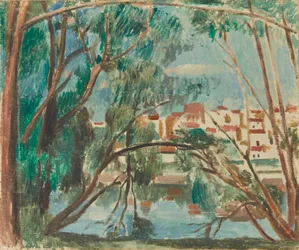 Ufer der Seine bei Carrières-sur-Seine