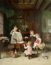 Die glückliche Familie (Tafel)