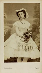 Porträt der Balletttänzerin Marfa Muravyeva 1838-1879, 1863