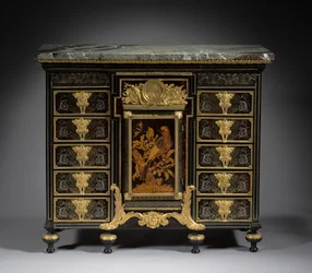 Ebenholzschrank, um 1690