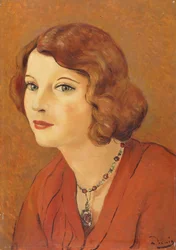 Porträt von Madame van Leer, ca. 1929